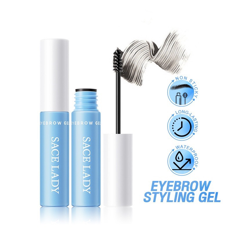 Gel Tạo Kiểu Lông Mày SACE LADY Lâu Trôi Tự Nhiên Kèm Cọ 5g - SL361