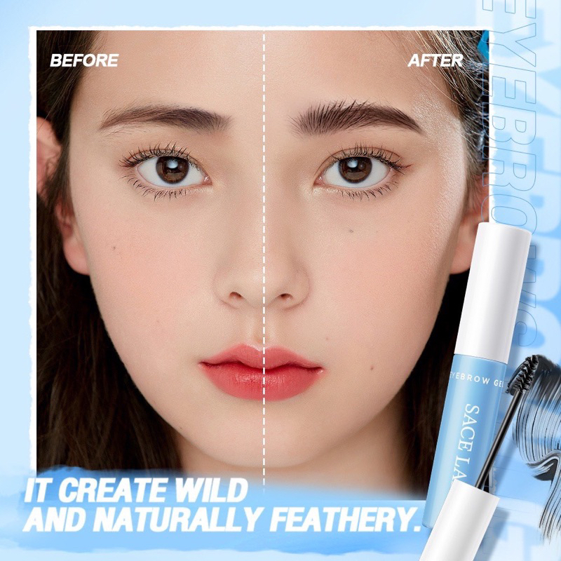 Gel Tạo Kiểu Lông Mày SACE LADY Lâu Trôi Tự Nhiên Kèm Cọ 5g - SL361