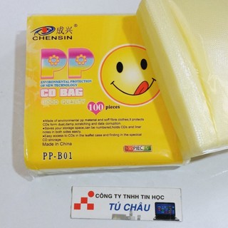 Bao xốp đựng đĩa 2 mặt CD, DVD  (Bịt 100 Cái - Túi đựng CD - DVD) (Nhiều màu tùy lô hàng)