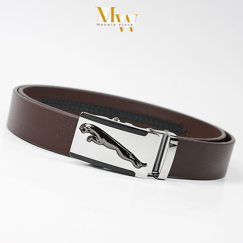 Thắt lưng nam cao cấp Menwis S06, dây nịt nam da bò 1 lớp bản 3,5 cm mặt khóa chống gỉ sét BH 12 tháng - dây nịch
