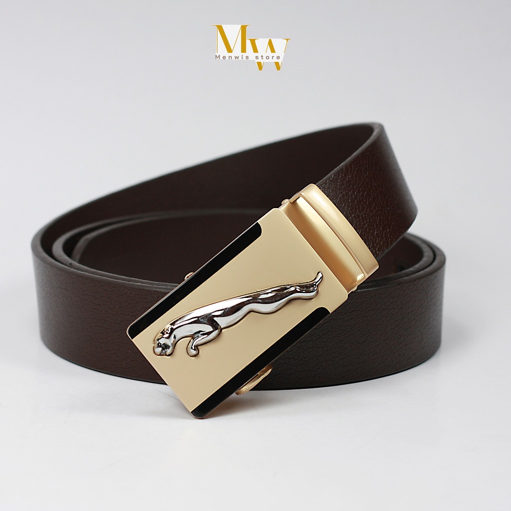 Thắt lưng nam cao cấp Menwis S06, dây nịt nam da bò 1 lớp bản 3,5 cm mặt khóa chống gỉ sét BH 12 tháng - dây nịch