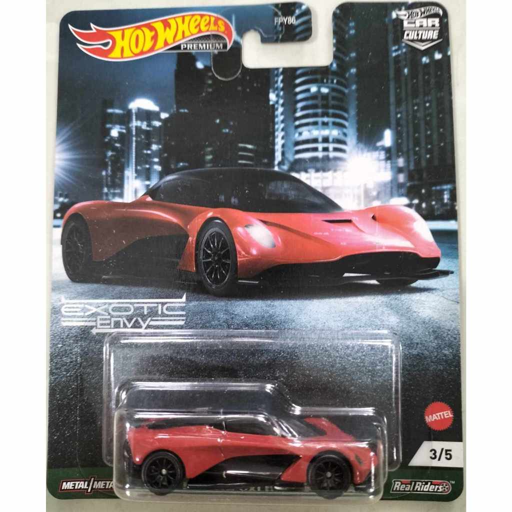 Xe mô hình Hot wheels 2021 car culture exotic envy Aston martin valhalla concept gãy góc