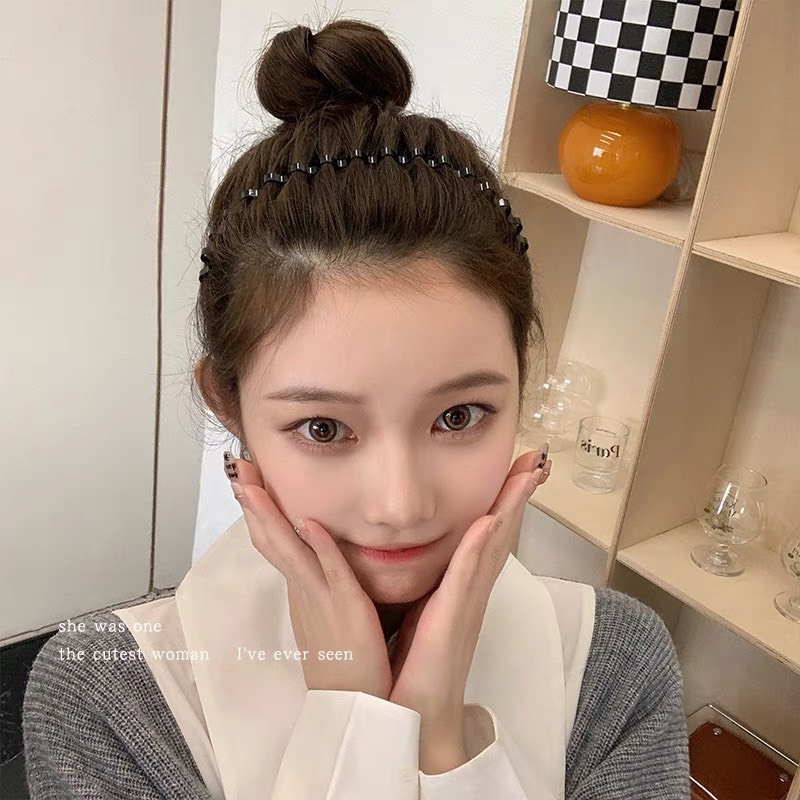 Bờm Tóc Phong Cách Vintage Cài Tóc Hàn Quốc Nhẹ Nhàng Gợn Sóng