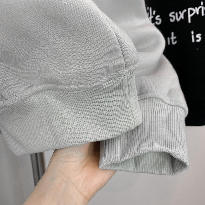 Áo Hoodie Nỉ Bông Cartoon Form Rộng Unisex