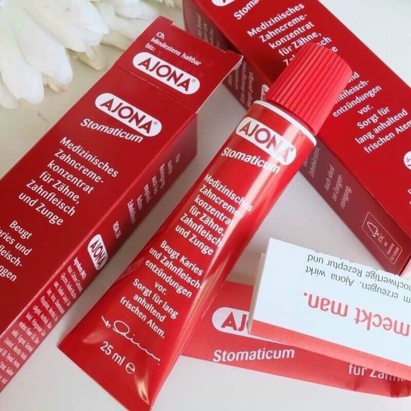 Kem đánh răng giảm hôi miệng, cao răng Ajona 25ml