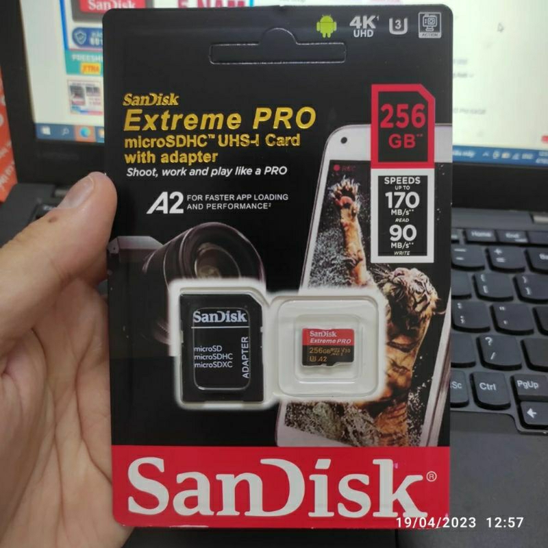 Thẻ nhớ MicroSD Sandisk Extreme PRO 256GB, 128GB, 64GB, 32GB tốc độ cao Upto 170MB/s quay full HD, video 2K, video 4K
