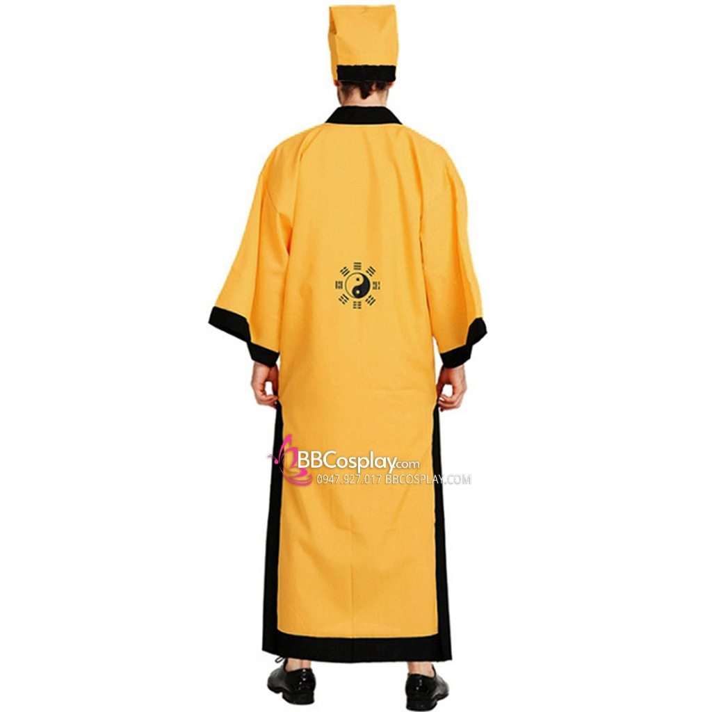Đồ Thầy Cúng - Đồ Đạo Sĩ Kiểu Trung Màu Vàng - 15361