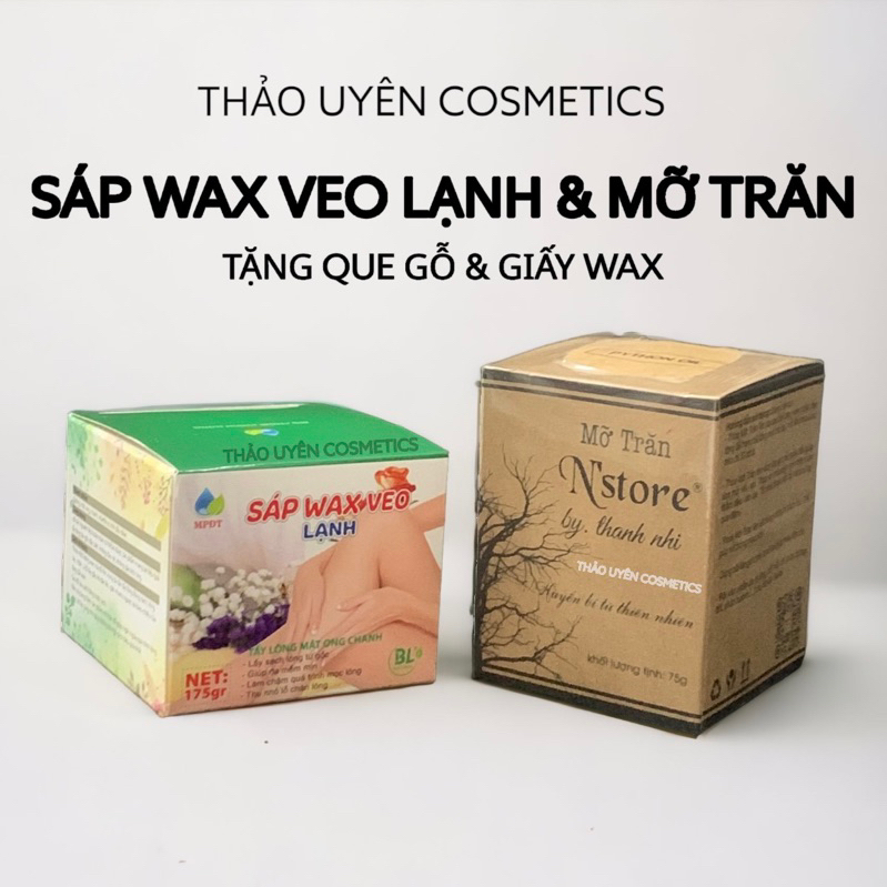 Sáp Wax Veo Lạnh Và Mỡ Trăn N'Store Làm Sạch Lông Vùng Nách, Tay, Chân, Bikini...An Toàn Nhanh Chóng Tại Nhà