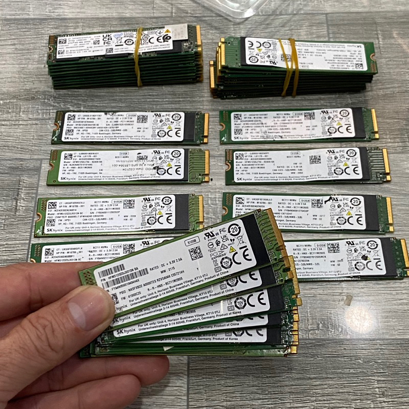 Ổ cứng ssd 512Gb nvme chuẩn 2280 Hàng tháo máy