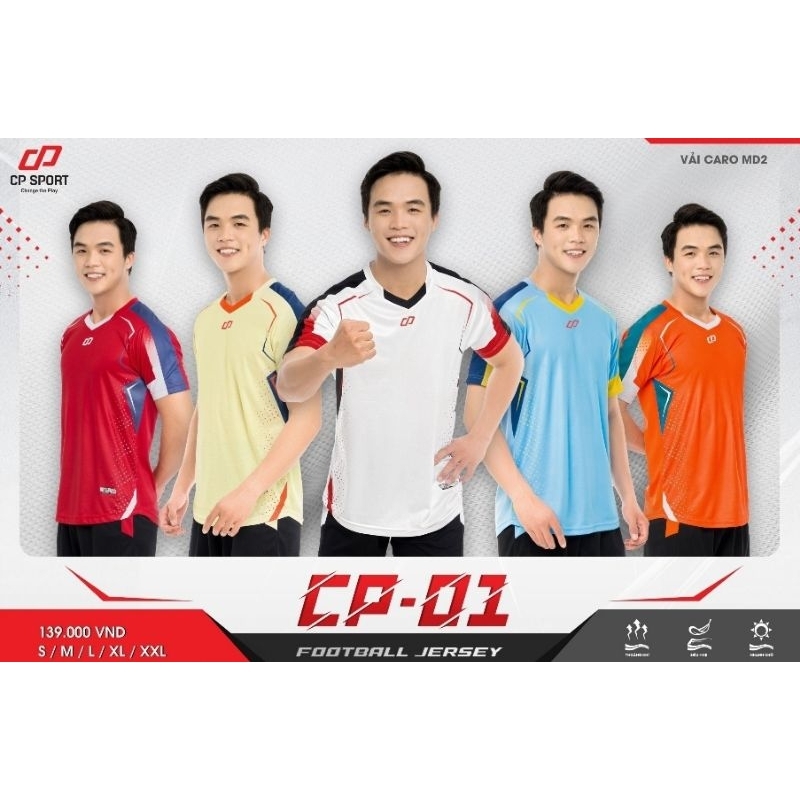 BỘ QUẦN ÁO BÓNG ĐÁ CP-01