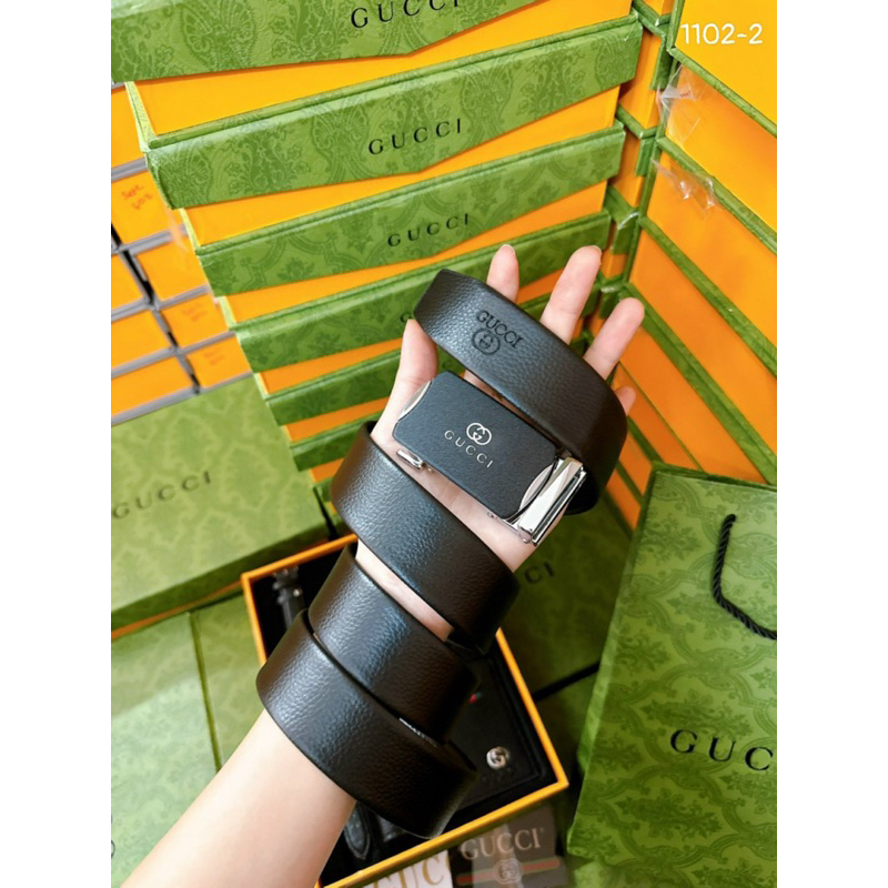 SET 3 THẮT LƯNG GC FULLBOX NAM CHÂM + TÚI GIẤY