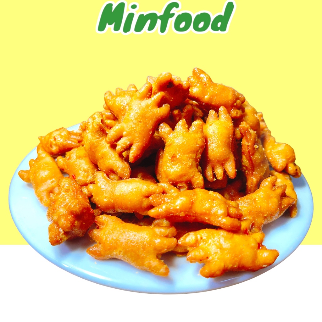 Snack Cua Giòn Cay, Bánh Quẩy Cua Vị Mắm Ớt 500G Minfood  Đồ Ăn Vặt