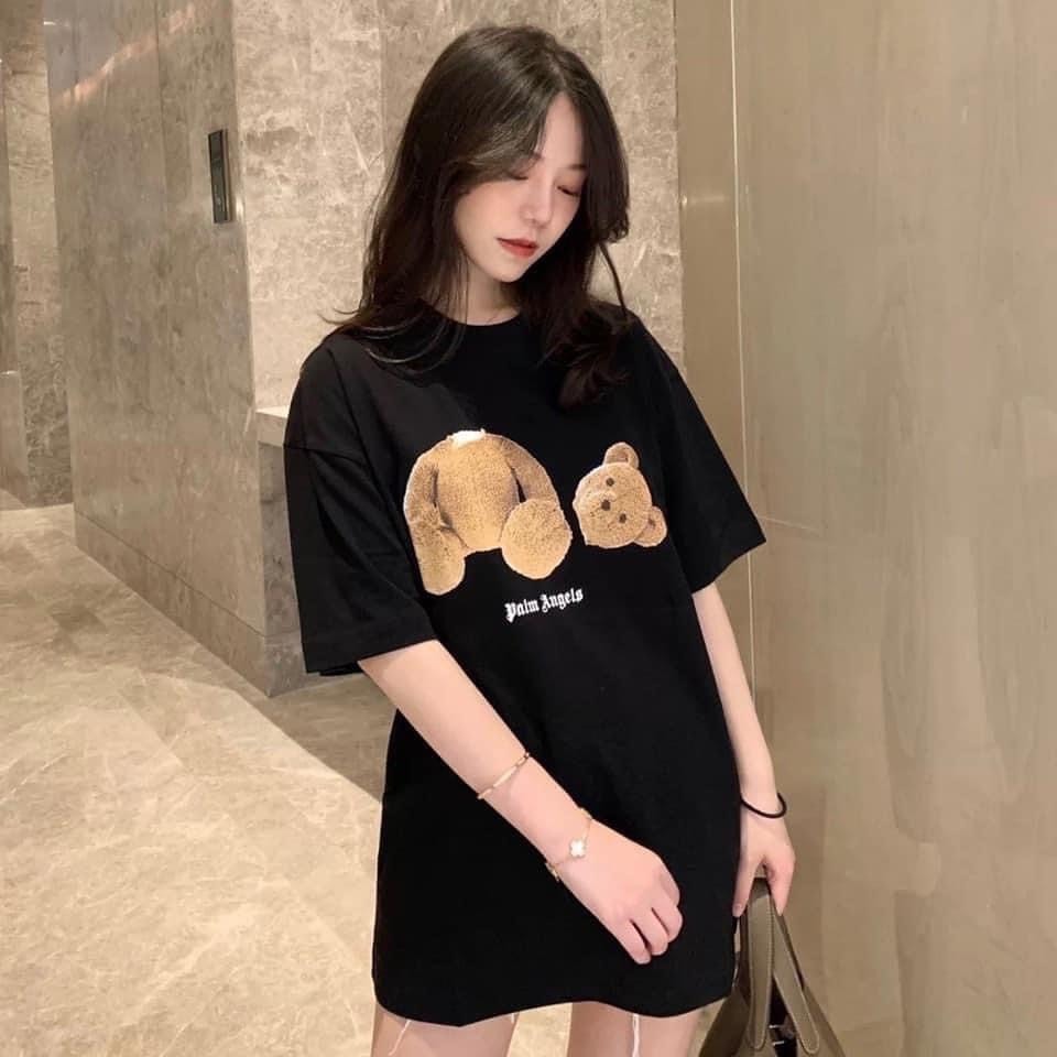 PALM ANGELS TEE - Áo PA Kill The Bear (black) [Mirror Quality]