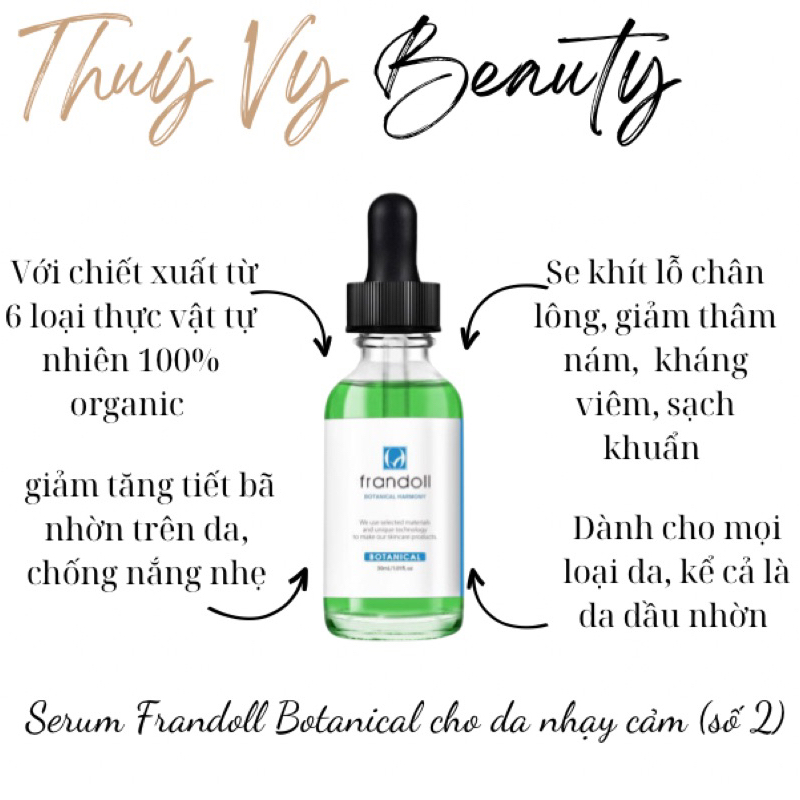 Serum frandoll Botanical số 2 cho da nhạy cảm