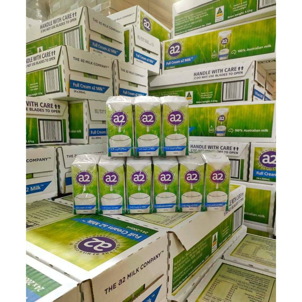 Sữa tươi nguyên kem a2 nước nhập khẩu Úc 24 x 200ml thùng