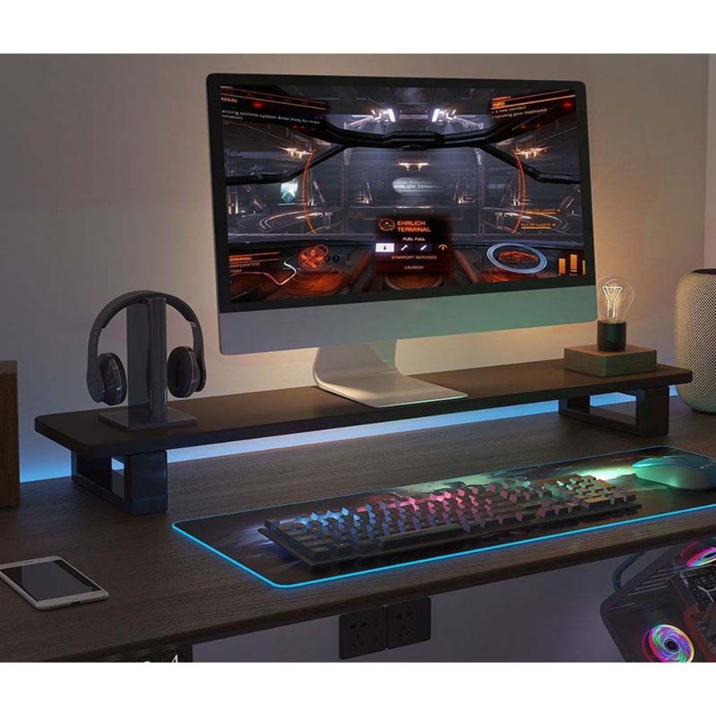 Kệ Màn Hình Cho Imac và Desktop, Kệ Màn Hình Máy Tính Để Bàn Decor Bàn Làm Việc Chất Lượng Cao