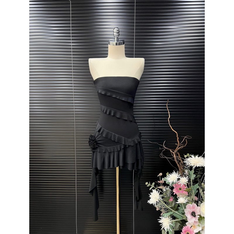 👗 BODY CÚP NGỰC VIỀN BÈO CUỐN HOA