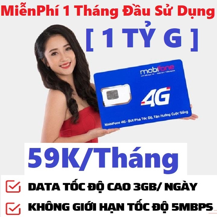 Sim 4G Mobifone SKY59/SKY69A/SKY77/SKY89/SKY69B Miễn Phí Tháng Đầu - 90Gb/Tháng - Gọi Miễn Phí Chỉ Với 59k
