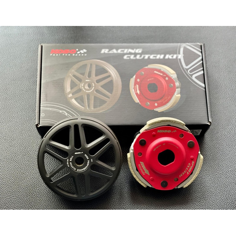 Combo nồi Koso Racing trước sau cho xe Honda Vario, Click, AB, PCX 125-150-160