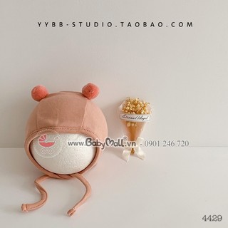 Mũ kiểu cột dây cute cho bé 4429