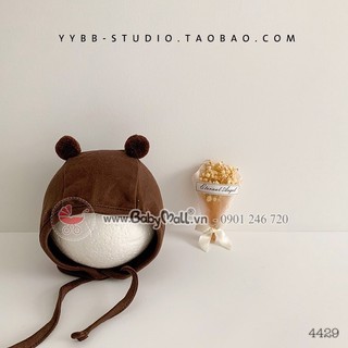 Mũ kiểu cột dây cute cho bé 4429