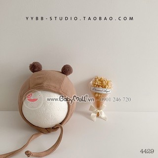 Mũ kiểu cột dây cute cho bé 4429