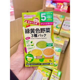 BỘT ĂN DẶM WAKODO ĐỦ VỊ DÀNH CHO BÉ TỪ 6 THÁNG