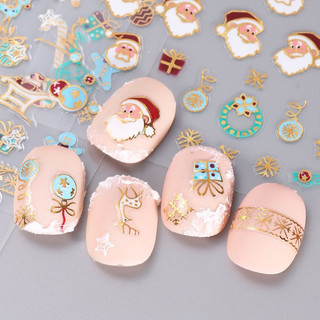 STICKER NOEL🎄Sticker Dán Móng 3D Ánh Kim🎄Mẫu NOEL🎄