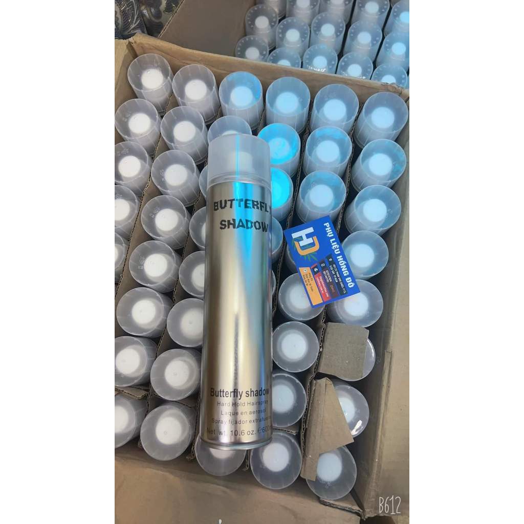 Gôm xịt tóc Butterfly Shadow 150ml 320ml 420ml 600ml Chính hãng