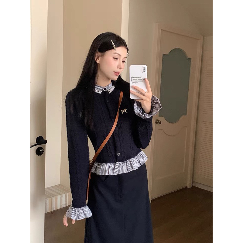 Áo tiểu thư tay bèo