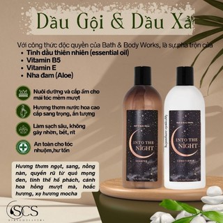💦🚿đủ mùi hot- combo gồm 1 chai dầu gội 473ml và 1 chai dầu xả bath & body works 473ml