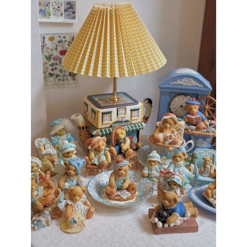 Tượng gấu Teddy Vintage xinh xắn 🐻🧸