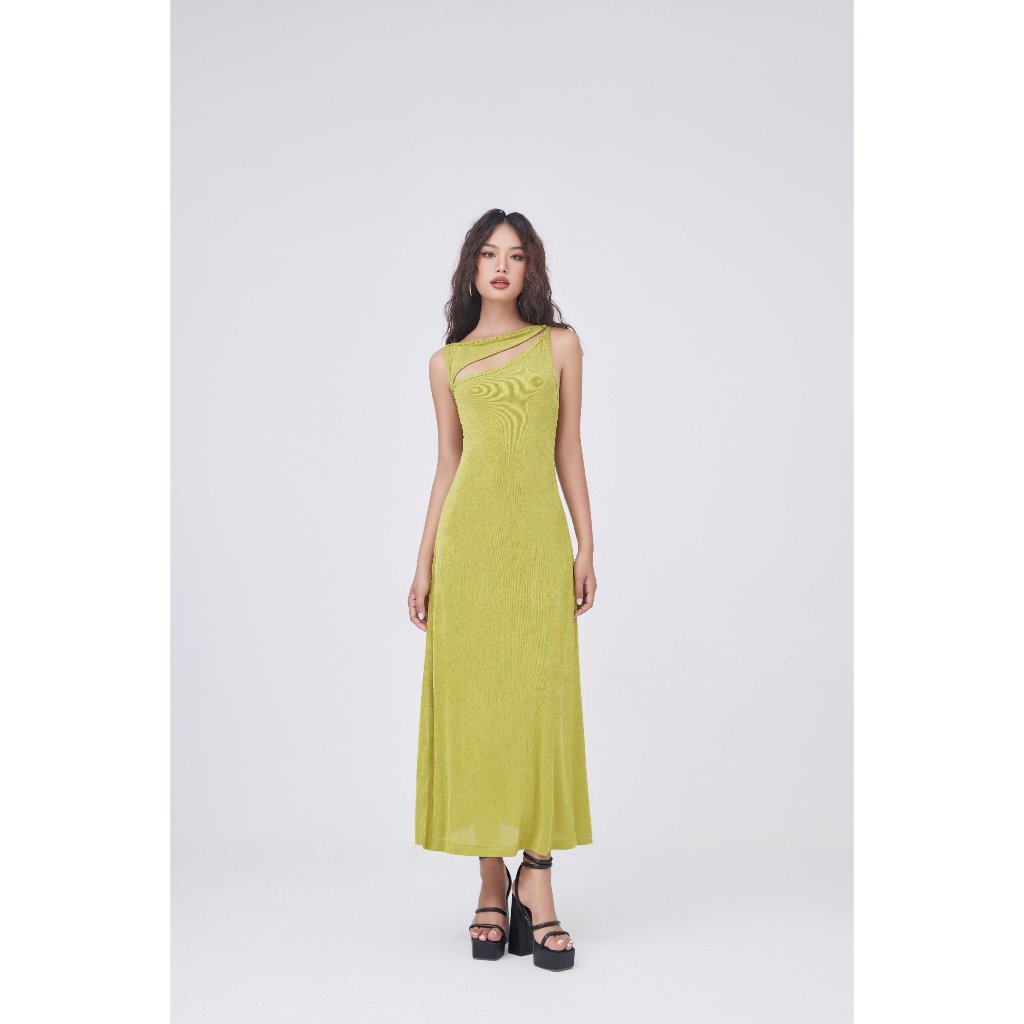 Đầm Dây Trơn Dài Ôm Dáng Phong Cách Quyến Rũ Cho Nữ - TISLY DRESS - GOÛT DE JUN