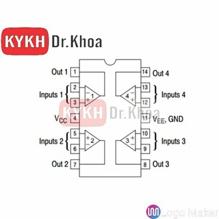 (Set 2 con) IC LM324 so sánh DIP-14