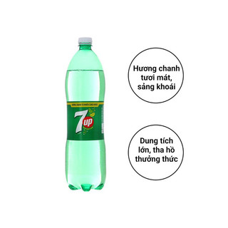 Nước ngọt 7 Up vị chanh chai 1.5 lít