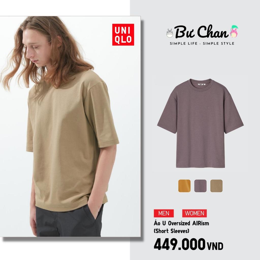 Áo Thun UNIQLO🇯🇵NHẬT U Oversized AIRism Thoáng Khí  - 455359