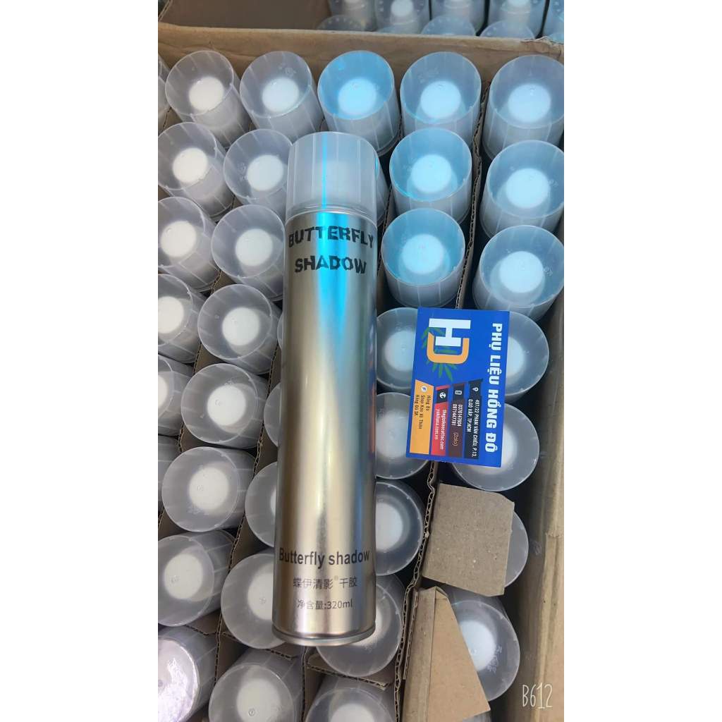 Gôm xịt tóc Butterfly Shadow 150ml 320ml 420ml 600ml Chính hãng