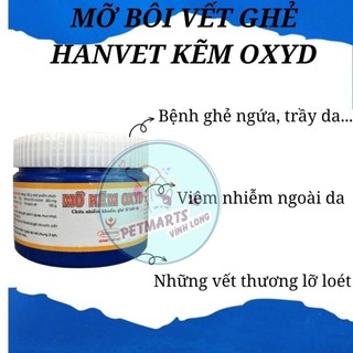 MỠ KẼM OXYD thu-ốc bôi ngoài da đặc tr ị ghẻ, lở loét trên da Chó Mèo và gia súc khác