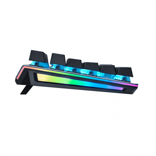 BÀN PHÍM QUANG CƠ GAMING CÓ DÂY RAPOO V530 LED RGB - Chính hãng