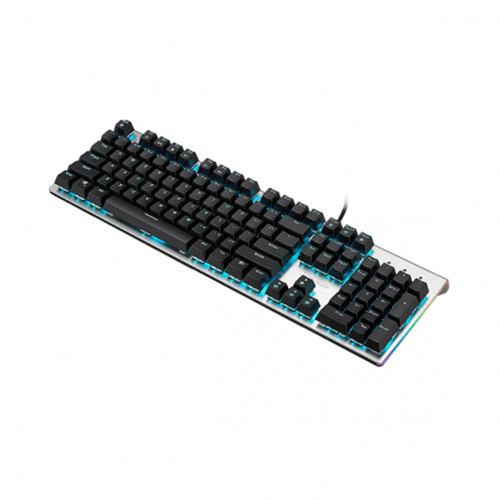 BÀN PHÍM QUANG CƠ GAMING CÓ DÂY RAPOO V530 LED RGB - Chính hãng