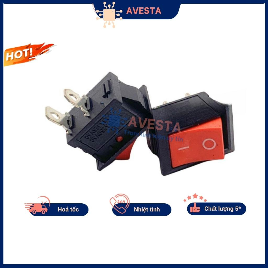 Công tắc RY1-101 công tắc bập bênh 6A 250V 2P 15x21mm không đèn chất lượng avesta
