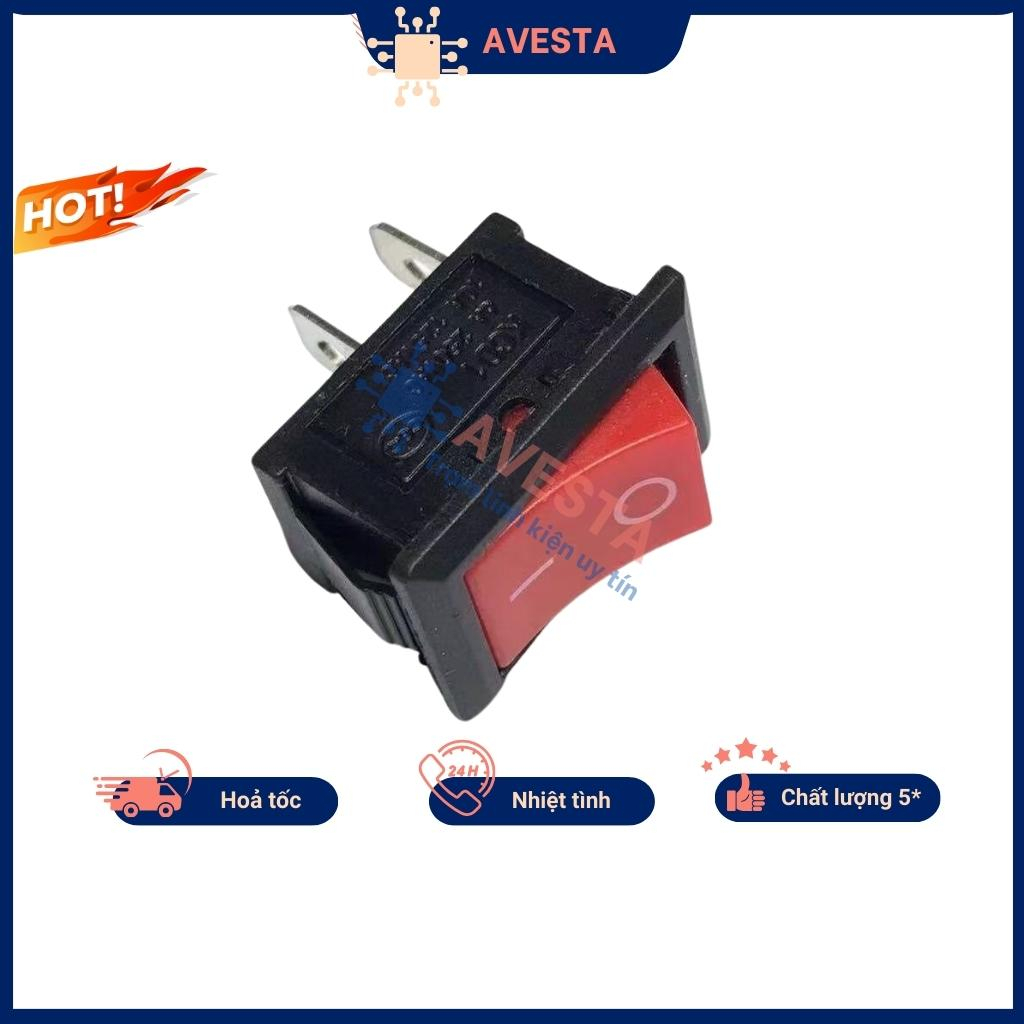 Công tắc RY1-101 công tắc bập bênh 6A 250V 2P 15x21mm không đèn chất lượng avesta