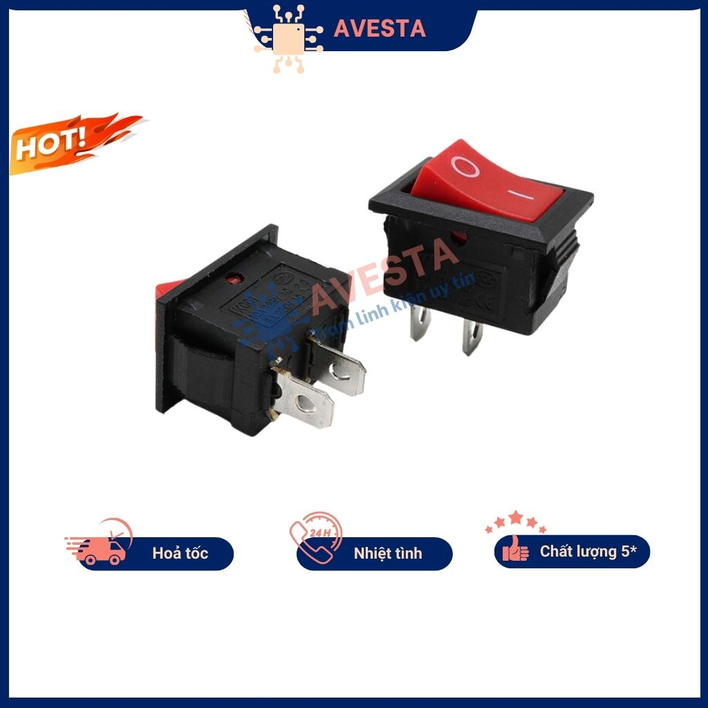 Công tắc RY1-101 công tắc bập bênh 6A 250V 2P 15x21mm không đèn chất lượng avesta