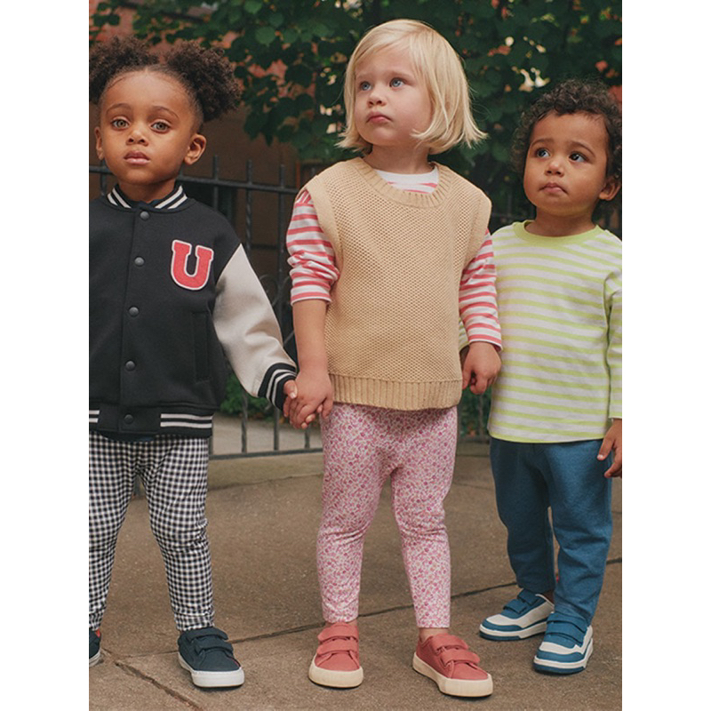 Áo Bomber Bé Trai & Bé Gái Thêu Chữ Uni