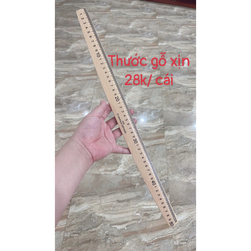 Thước gỗ xịn 50 cm cho thợ may