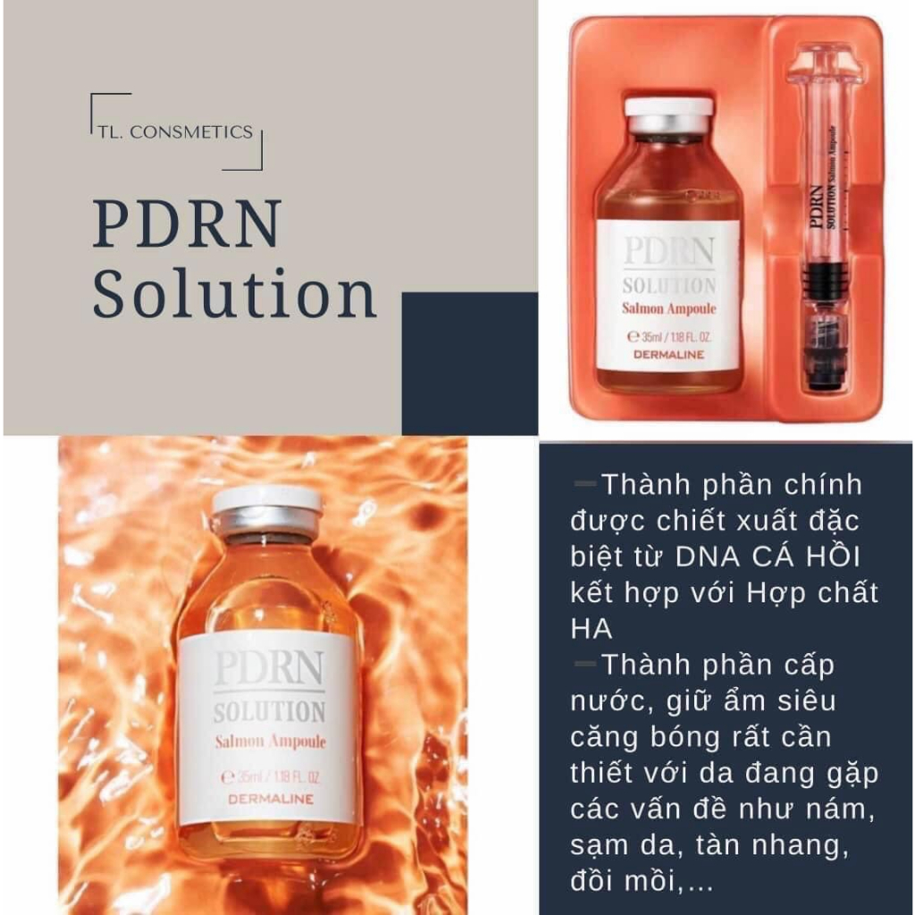 Tinh Chất Cá Hồi PDRN Solution Salmon Ampoule 35ml