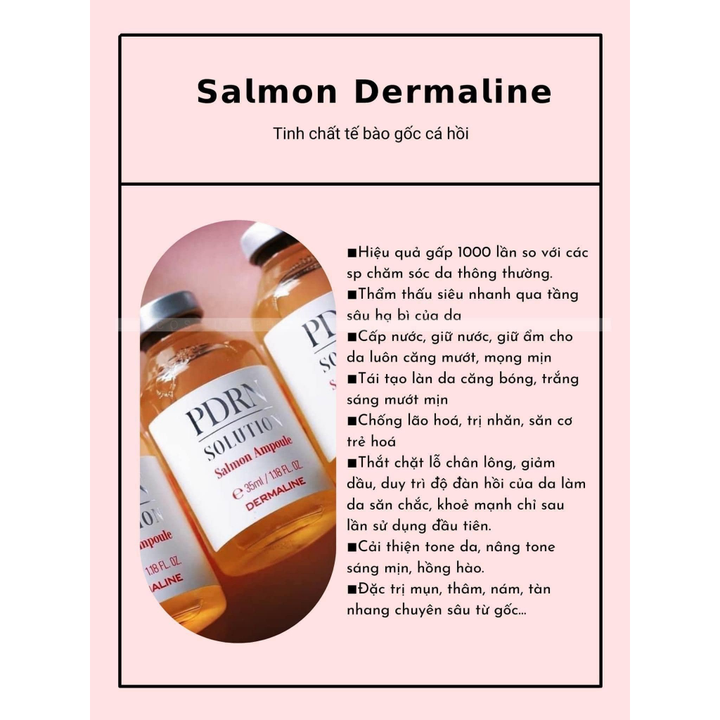 Tinh Chất Cá Hồi PDRN Solution Salmon Ampoule 35ml