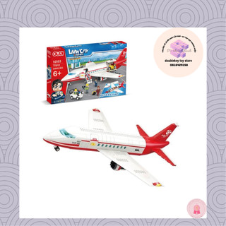 Mẫu lắp ráp mô hình máy bay jetway airliner city airplane gudi 10503