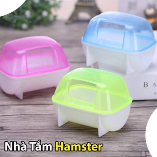 nhà tắm nhựa vuông cho hamster - nhà tắm cát hamster