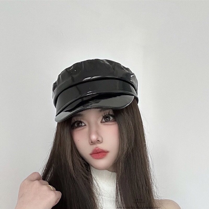 Mũ Thuỷ Thủ - Beret - Mũ Nồi - Da Bóng